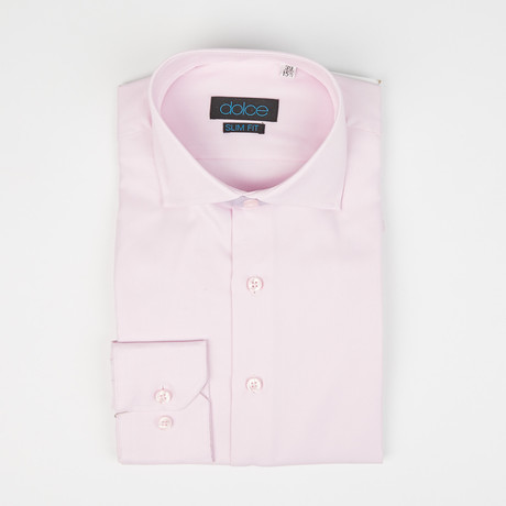 John Slim Fit Shirt // Pink (US: 15.5R)