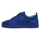 Louis Junior Suede Low-Top Spike Sneakers // Blue (US: 6)