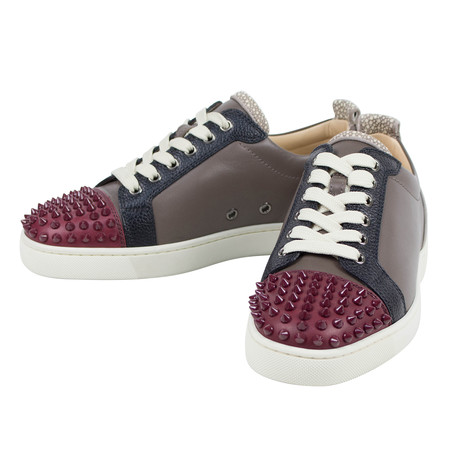 Louis Junior Leather Low-Top Spike Sneakers // Multi-Color (US: 6)