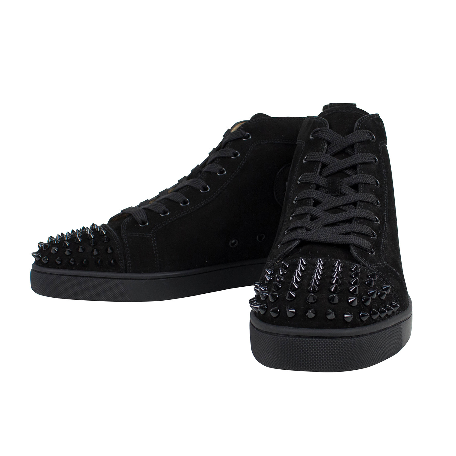 louboutin suede spikes mens