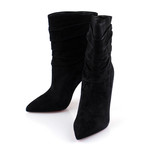 Women's // Suede Ishtar Booty 10mm Ankle Boots // Black (Euro: 34)