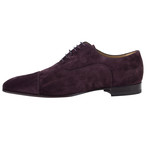 Greggo Suede Leather Oxfords Dress Shoes  // Brown (Euro: 34)