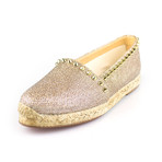 Ares + Glitter Espadrilles Shoes // Brown (Euro: 38)