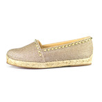 Ares + Glitter Espadrilles Shoes // Brown (Euro: 35)