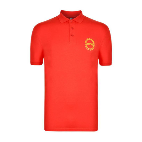 Moschino Motif Polo Shirt // Red (L)
