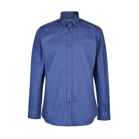 Moschino Sleeved Shirt // Dark Blue // 56 (M)