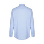 Moschino Sleeved Shirt // Blue + White Check (S)