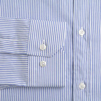 Moschino Sleeved Shirt // White + Blue // 41 (S)
