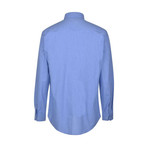 Moschino Sleeved Shirt // Blue + White (M)