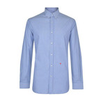 Moschino Sleeved Shirt // Blue Base White (L)