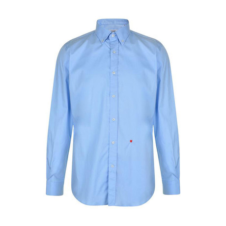 Moschino Sleeved Shirt // Light Blue (M)