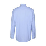 Moschino Sleeved Shirt // White + Blue Check (S)