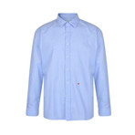 Moschino Sleeved Shirt // White + Blue // 55980412 (M)