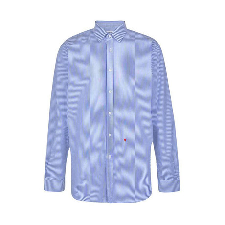 Moschino Sleeved Shirt // Blue + White // 414 (S)