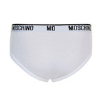 Moschino Band Briefs // White (2XL)