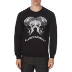 The Twin Skull Long Sleeves // Black (L)