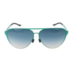 Men's M1040 Sunglasses // Green + Blue