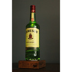 Reclaimed Single Malt Scotch Bottle Liquid Desk Lamp (Glenlivet)