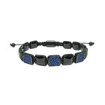 Black Onyx + Blue Stingray + Yellow Stainless Steel (M)