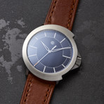 Codek Spiral Midnight Blue Automatic + Tan Strap