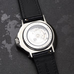 Codek Spiral Opaline White Automatic + Black Horween Shell Cordovan Strap