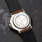 Codek Spiral Opaline White Automatic + Tan Horween Shell Cordovan Strap