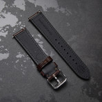 Codek Spiral Midnight Blue Automatic + Burgundy Horween Shell Cordovan Strap