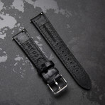 Codek Spiral Opaline White Automatic + Black Strap