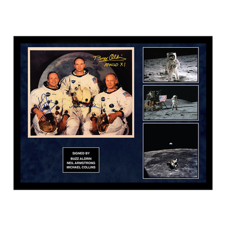 Signed Apollo 11 Photo Collage