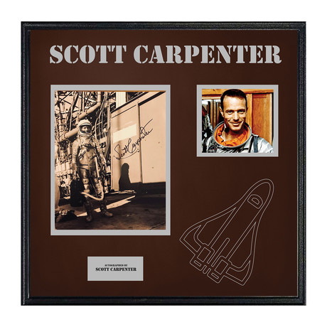 Scott Carpenter // Signed Photo Collage