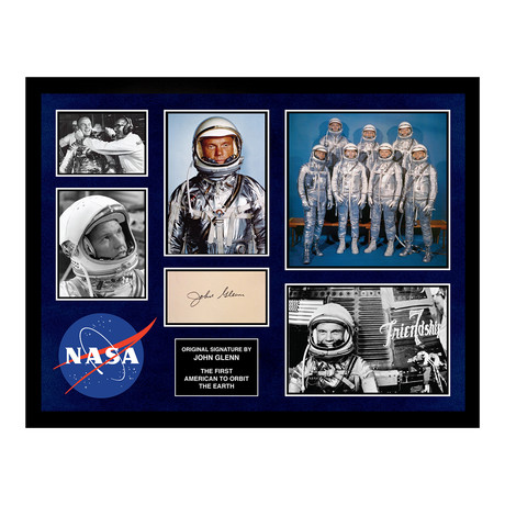 Signed Photo Collage // John Glenn