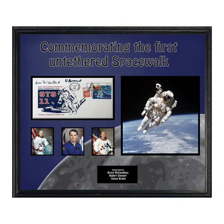 Space Shuttle Challenger // Signed Collage