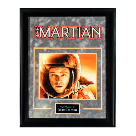 The Martian 3 // Signed By Matt Damon