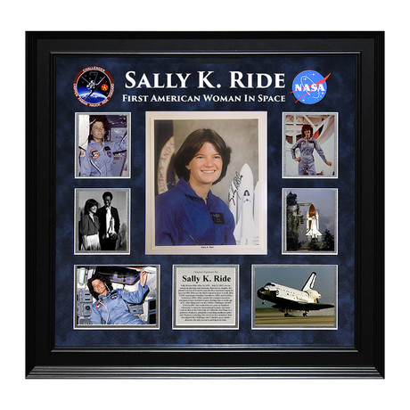 Sally Ride Signed Photo Collage