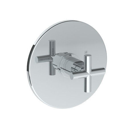 Loft 2.0 Wall Mounted Pressure Balance Shower Trim + Rough V2 (7" Diameter) (Polished Chrome)