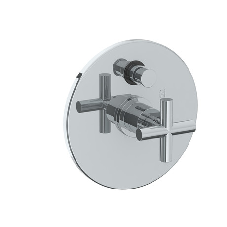 Loft 2.0 Wall Mounted Pressure Balance Shower Trim + Diverter + Rough V2 (7" Diameter) (Polished Chrome)