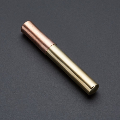 Copper + Brass Pocket Toothpick Case