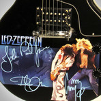 Led Zeppelin // Band Autographed Guitar