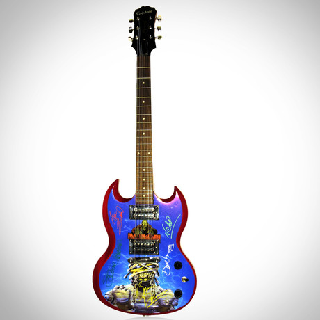 Iron Maiden // Band Autographed Guitar