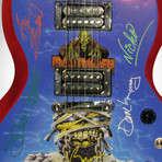 Iron Maiden // Band Autographed Guitar