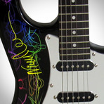 Pink Floyd Dark Side Of The Moon // Band Autographed Guitar V2