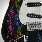 Pink Floyd Dark Side Of The Moon // Band Autographed Guitar V2