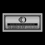 Céline Dion // Signed Photo // Custom Frame