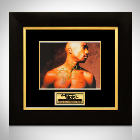 Tupac // Signed Photo // Custom Frame