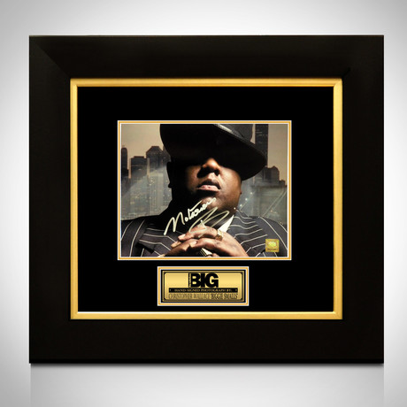 The Notorious B.I.G // Signed Photo // Custom Frame