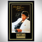 Michael Jackson // Signed Thriller Poster // Custom Frame