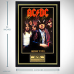 AC/DC // Band Signed Poster // Custom Frame