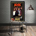 AC/DC // Band Signed Poster // Custom Frame