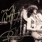 Led Zeppelin // Robert Plant + Jimmy Page Signed Photo // Custom Frame