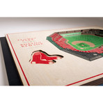 Boston Red Sox // Fenway Park // 25 Layer Wall Art